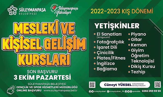 Kış Okulu yeni dönem kayıtları başladı