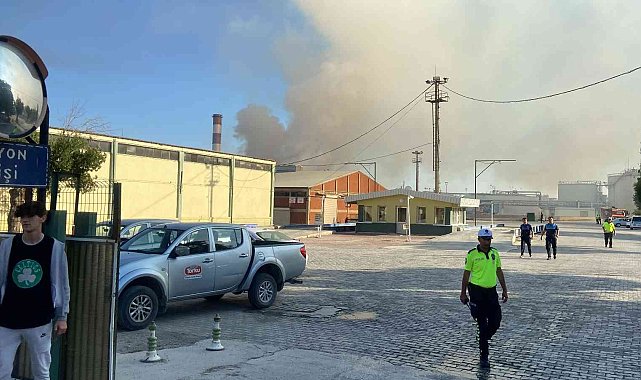 Konya'da şeker fabrikasındaki yangın söndürüldü