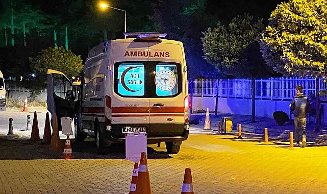 Konya'da üzerine 300 kiloluk bahçe kapısı devrilen kadın hastanelik oldu