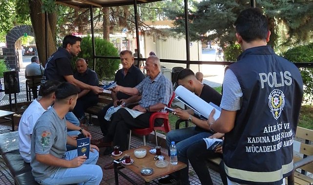 Malatya'da polis şiddete dikkat çekti