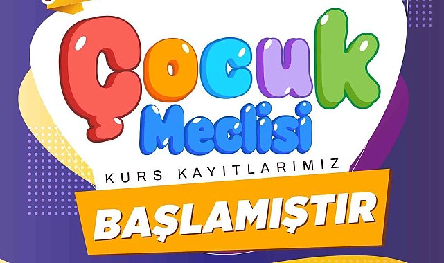 Melikgazi Çocuk Meclisi'nde kurs kayıtları başladı