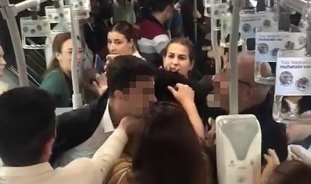 Metrobüs'te koltuk verme kavgası