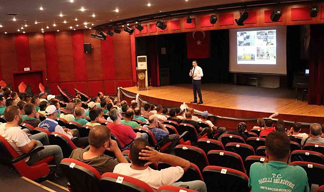 Nazilli Belediyesi personellerine iş sağlığı ve güvenliği eğitimi verildi