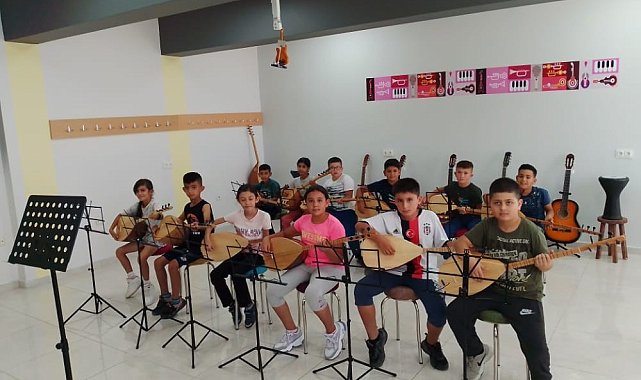 Oğlu adına okulda atölye kurdu
