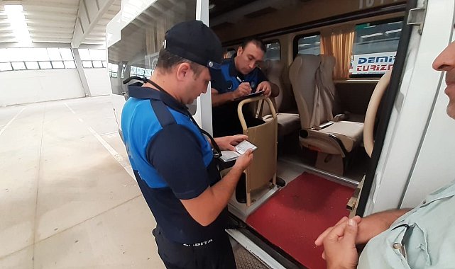 Öğrencilerin güvenliği için ulaşım araçlarında denetimler yapıldı