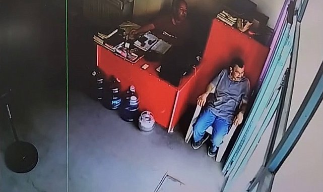 Önce kaza yaptı, ardından iş yerine daldı