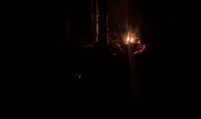 Ormanda lastik yakan 2 kişi kovalamaca sonucu yakalandı