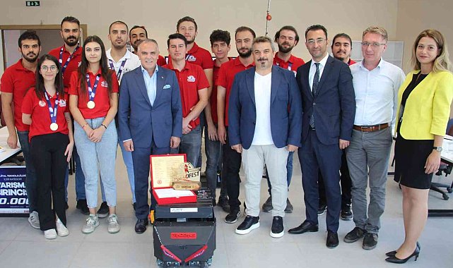 Otonom yük taşıma robotu birincilik getirdi