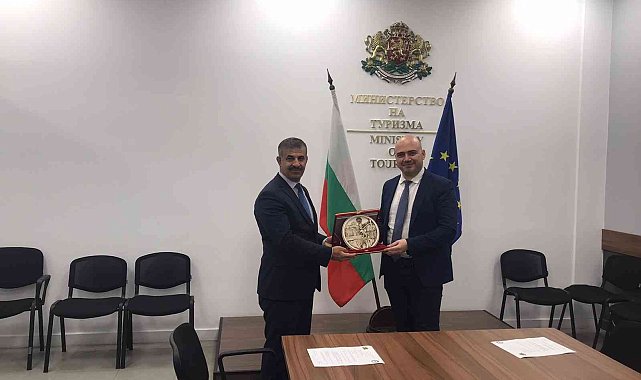 Rektör Çiftçi, Bulgaristan Turizm Bakanı İlin Dimitrov'u ziyaret etti