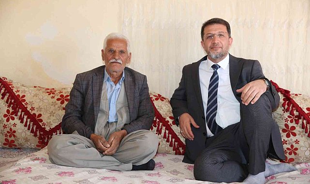 Rektör Prof. Dr. Alkış, Kıbrıs gazisi Hasan Bayık ile bir araya geldi