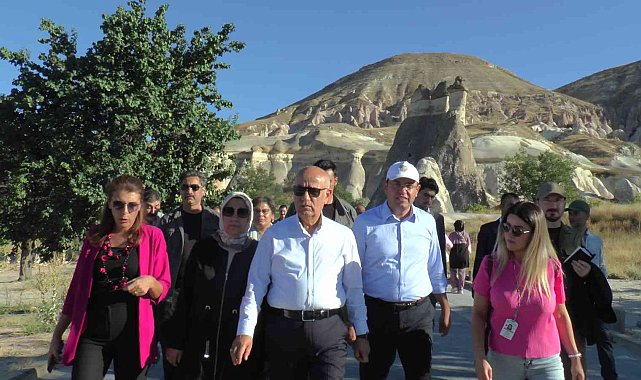 Tarım ve Orman Bakanı Kirişci Kapadokya'yı gezdi