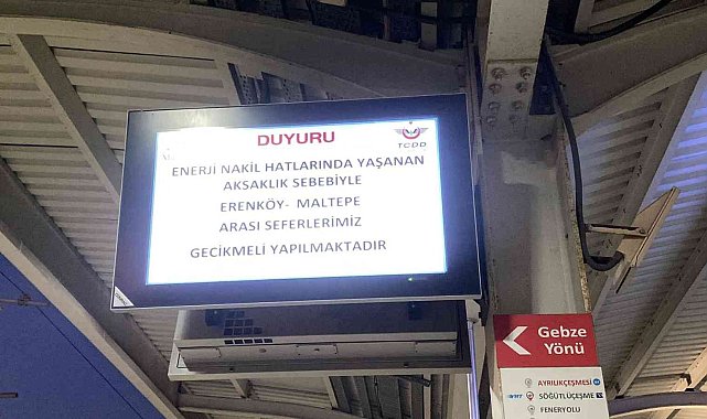 Teknik arıza sonrası Marmaray'da yoğunluk yaşandı