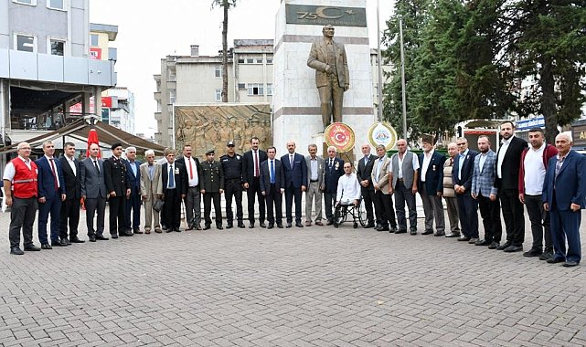 Terme'de Gaziler Günü töreni