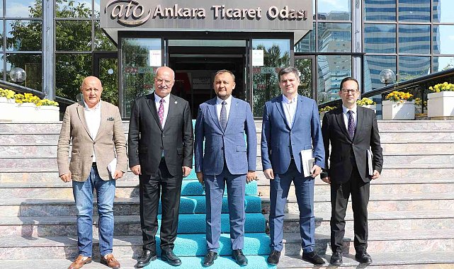 Ukrayna Büyükelçisi Bodnar, ATO Başkanı Baran'ı ziyaret etti