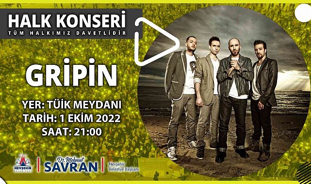 Ünlü Müzik grubu Gripin Nevşehir'de