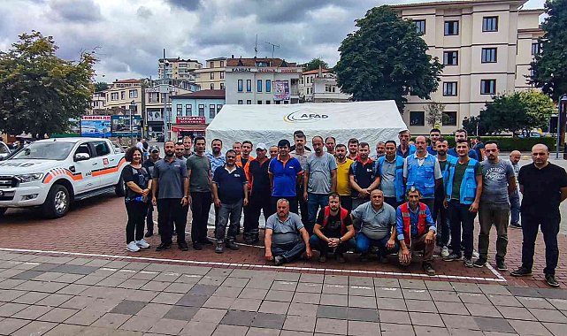 Ünye Belediyesi'nde "AFAD Yerel Destek Ekibi" oluşturuldu