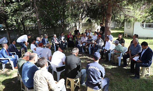 Vali Atay sorunları yerinde dinliyor