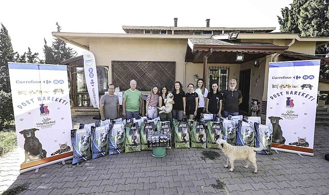 Dost Hareketi projesinde mama desteği 45 tona ulaştı