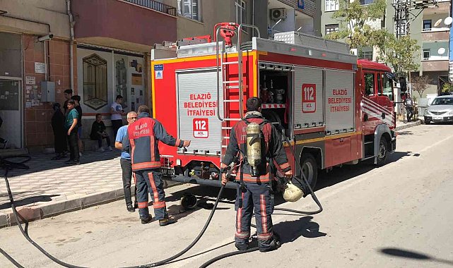 Elazığ'da yangın