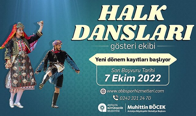 Halk Dansları Gösteri Ekibi için yeni dönem başvuruları başladı