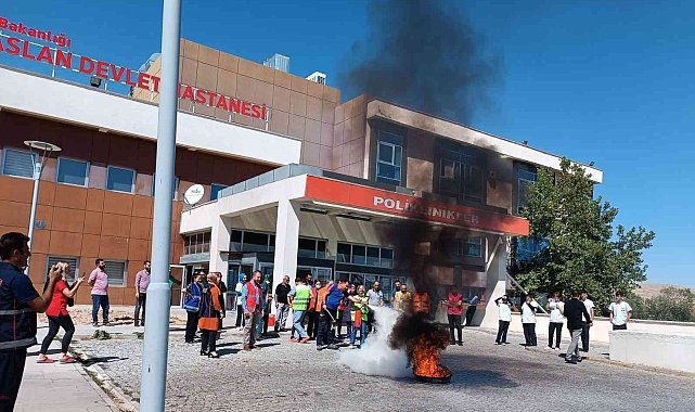Hastanelerde tatbikatlara ağırlık