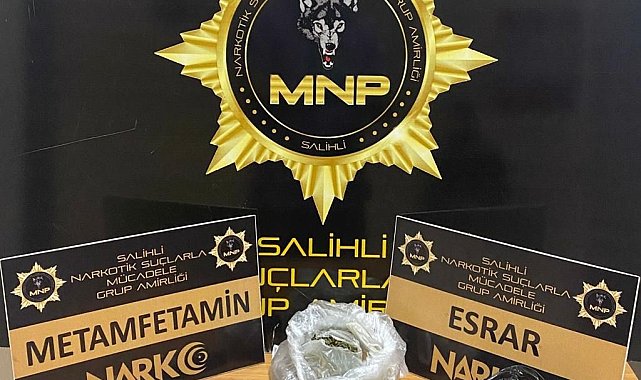 Salihli'de uyuşturucu operasyonu