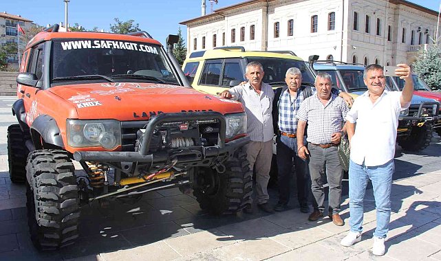 Sivas'ta Off Road araçları sergisine yoğun ilgi