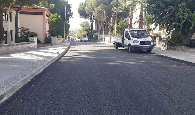 Yatağan Mehmet Özcan Caddesinde sıcak asfalt çalışması tamamlandı