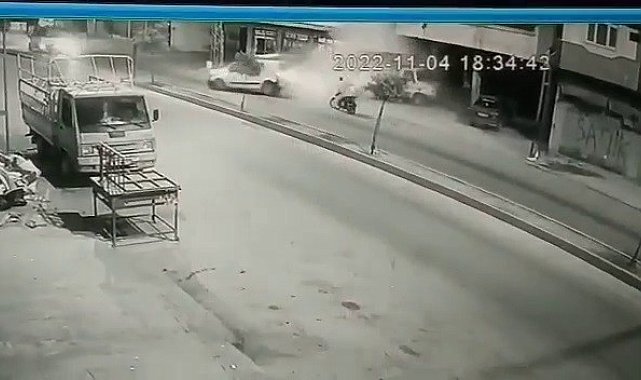 Adana'da trafik kazasından inanılmaz kurtuluş