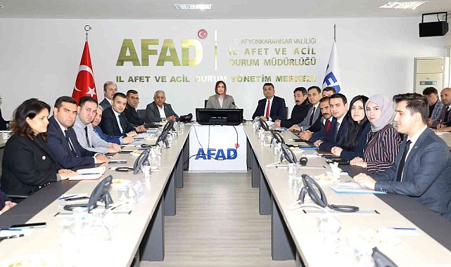 Afyonkarahisar'da kış tedbirleri toplantısı