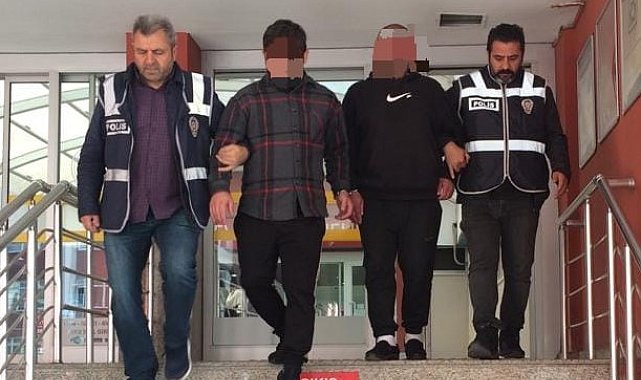 Altın hırsızları polisten kaçamadı