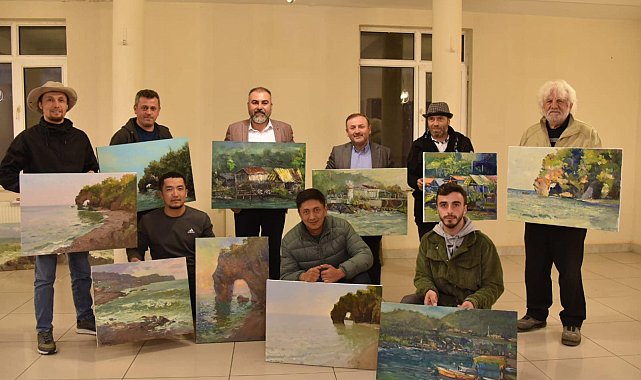 Doğal güzellikler tuvallere yansıttılar