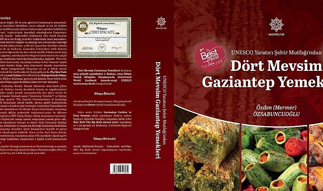 Dört Mevsim Gaziantep Yemekleri kitabının 8. baskısı yayımlandı