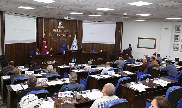 Edremit Belediye Meclisi toplandı