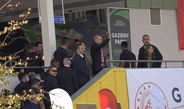 Gaziray'ın ilk sürüşünü Cumhurbaşkanı Erdoğan yaptı