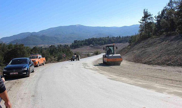 Kaymakam Ünal yol çalışmalarını yerinde inceledi