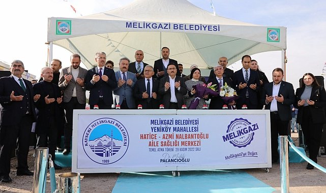 Melikgazi'de Hatice-Azmi Nalbantoğlu Aile Sağlığı Merkezi temeli atıldı