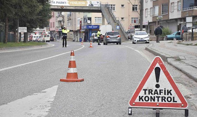 Ordu'da bir haftada 10 binden fazla araç denetlendi