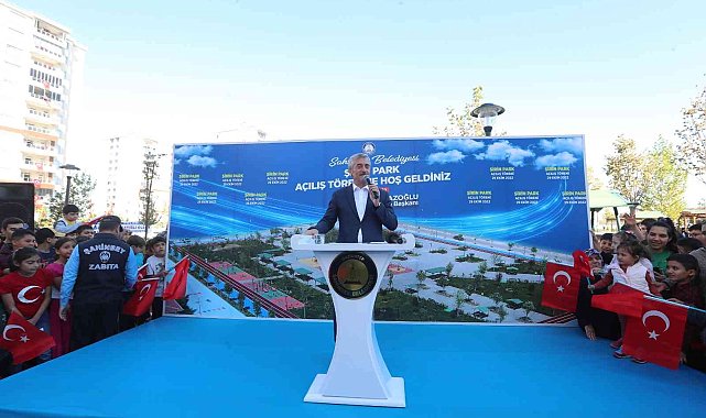 Şahinbey'de Şirin Park hizmete açıldı