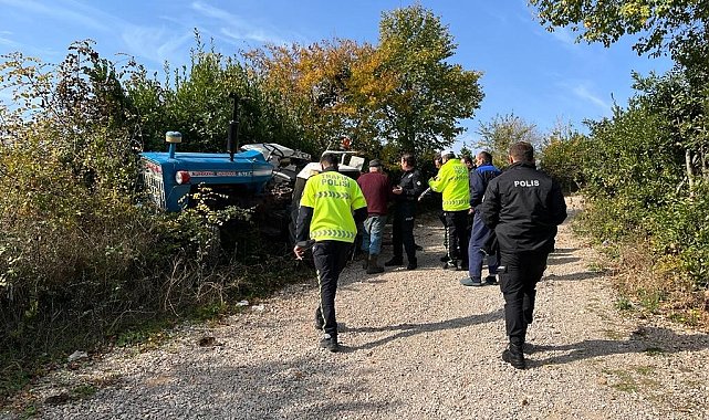 Sinop'ta traktörün altında kalan sürücü hayatını kaybetti