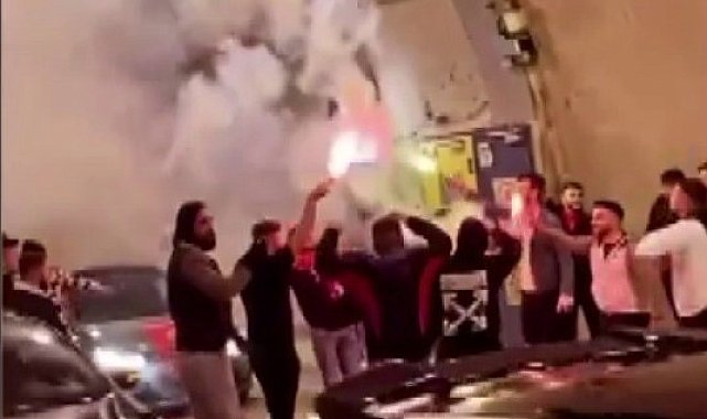 Üsküdar'da asker eğlencesi için tüneli kapattılar