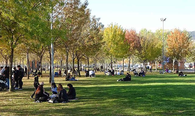 Yaz günlerini aratmayan sıcaklık