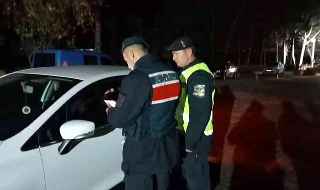 Aydın'da jandarma ekipleri yılbaşı denetiminde