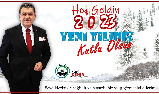 Başkan Faruk Demir'den yeni yıl mesajı