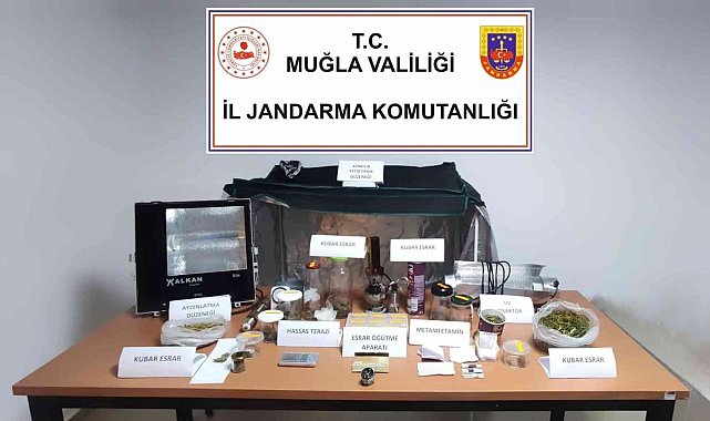Bodrum'da Jandarmadan uyuşturucu operasyonu