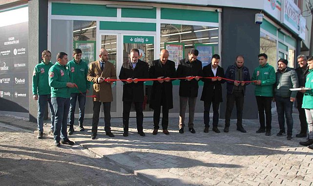 Malazgirt'te Tarım Kredi Kooperatif Marketi açıldı