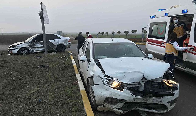 Tekirdağ'da trafik kazası: 2 yaralı