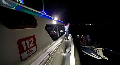 19 düzensiz göçmen yakalandı, 45'i kurtarıldı