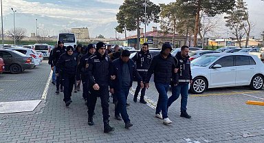 'Joker' operasyonu şüphelileri adliyeye sevk edildi