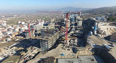 70 gün önce başlamıştı, TOKİ daireleri hızla yükseliyor